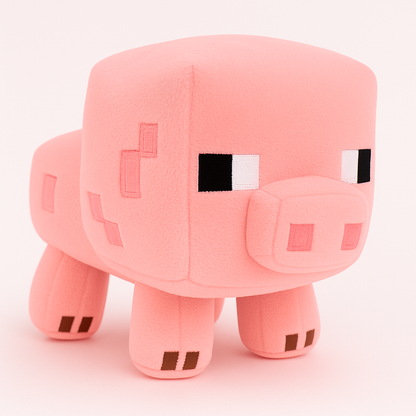 Minecraft Pig Plushie – Cuddly Soft Toy